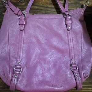 Coach satchel purple